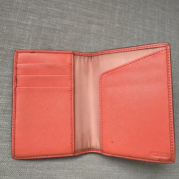 COACH Striped Passport Wallet in Multicolor Pastel Stripes - Picture 3 of 3